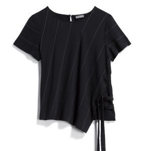 Vince Camuto Asymmetrical Buckle Blouse. Size M